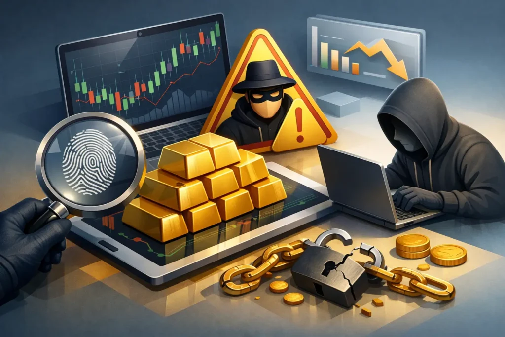 الاحتيال في تداول الذهب: كيف تكتشفه مبكرًا؟
